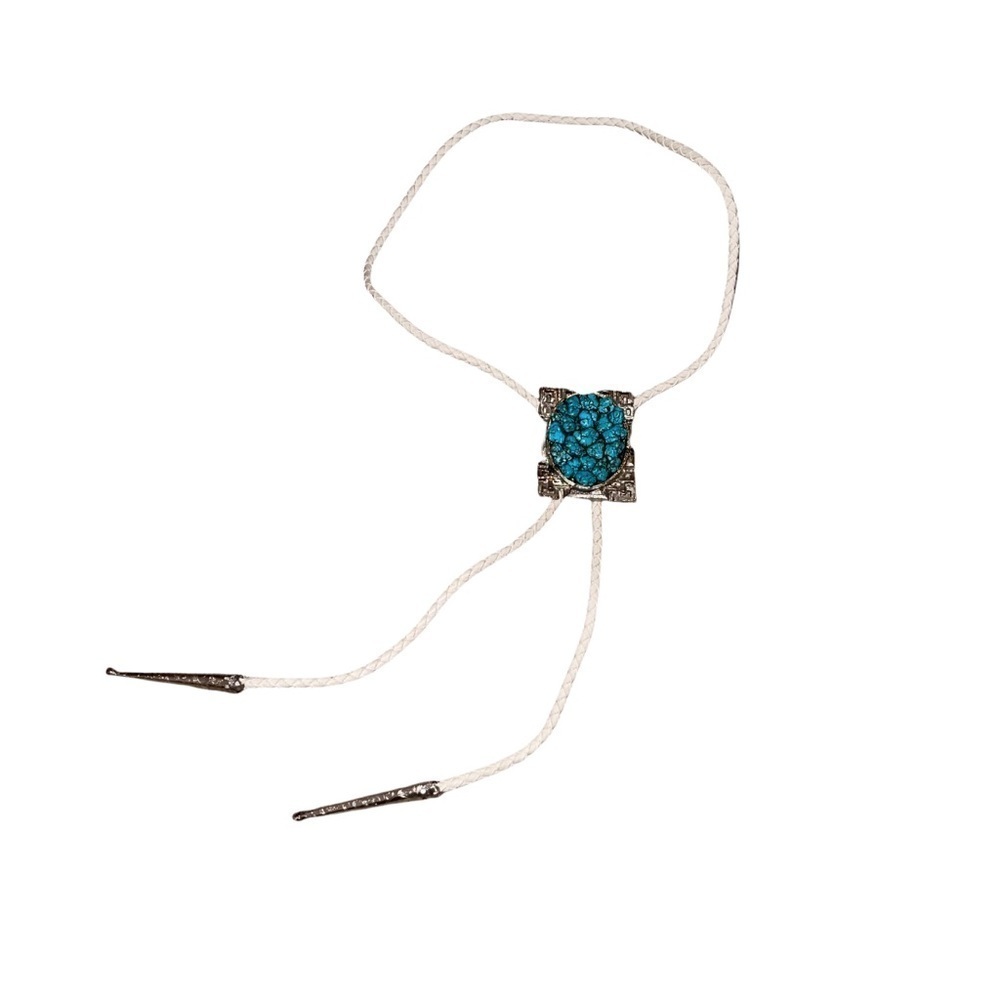 Turquoise Vintages Man Bolo Tie
